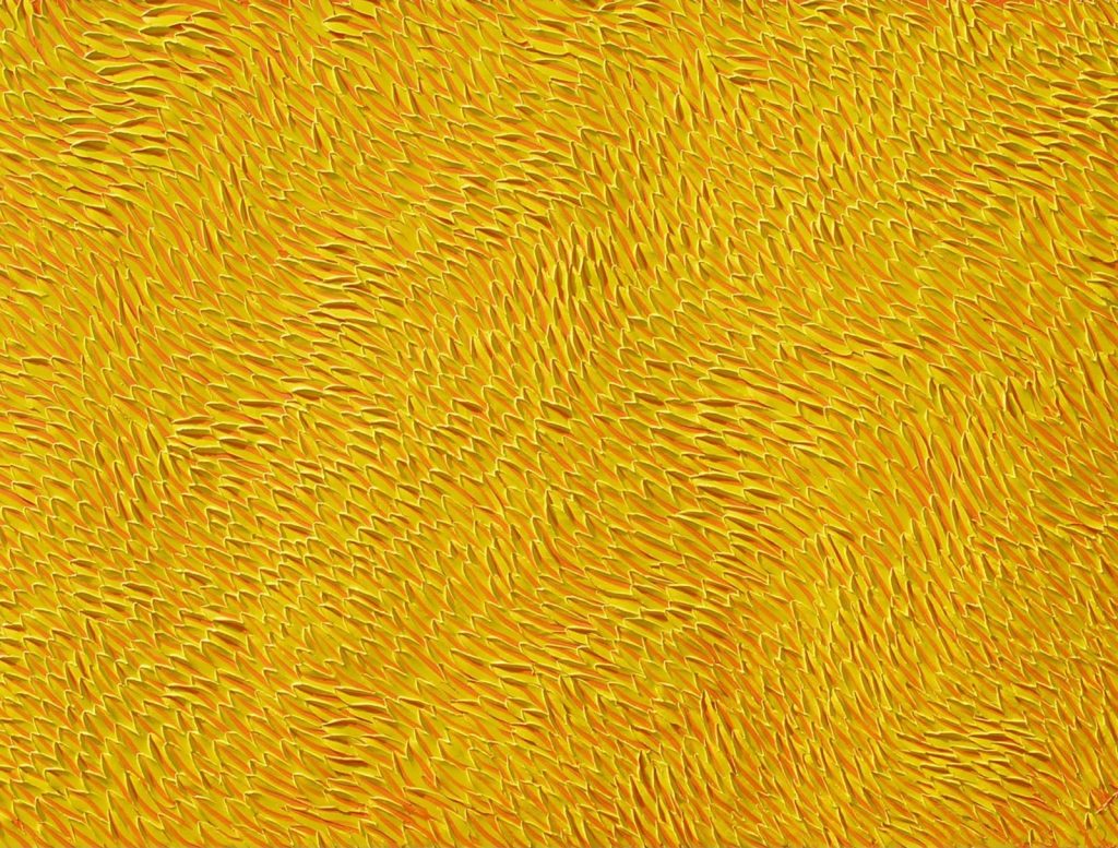 Yellow Dragon abstract oil painting by Bill Stone