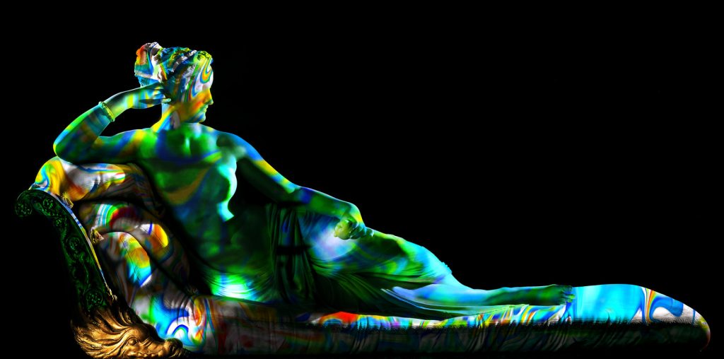 Paolina Green fine art photograph on metal by Edoardo Montaina